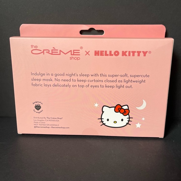 🌙 Satin Hello Kitty sleep mask - Picture 3 of 4